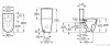 Roca Ona Rimless kompakt WC biały A342688000/A341680000/A801E22002